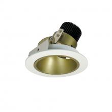  NIO-4RD27QCHMPW - 4" Iolite LED Round Adjustable Deep Reflector, 10-Degree Optic, 850lm / 12W, 2700K, Champagne