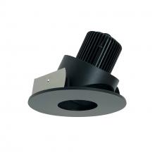  NIO-4RPHA27QBB - 4" Iolite LED Round Adjustable Pinhole, 10-Degree Optic, 800lm / 12W, 2700K, Black Pinhole /