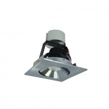  NIR-4SC27XNN/10 - 4" Iolite LED Square Adjustable Cone Retrofit, 1000lm / 12W, 2700K, Natural Metal Reflector /