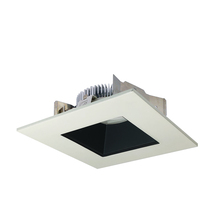  NLCBS-4561240BW - 4" Cobalt Shallow High Lumen LED Trim, Square/Square Regress, 1250lm, 4000K, Black/White