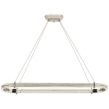  RL 5678PN - Paxton 54" Oval Linear Chandelier
