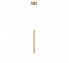  10141-07 - Amalfi, 1 Light LED Pendant, Plated Brushed Gold