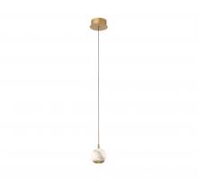  10202-030 - Baveno, 1 Light LED Pendant, Painted Antique Brass