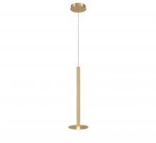  12103-07 - Piatto, 1 Light LED Pendant, Plated Brushed Gold