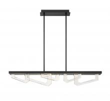  12178-040 - Arezzo, Small Linear LED Chandelier, 
Painted Brushed Grey