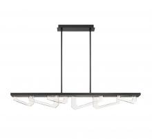  12179-040 - Arezzo, Linear LED Chandelier, 
Painted Brushed Grey