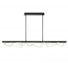  12180-040 - Arezzo, Large Linear LED Chandelier, 
Painted Brushed Grey