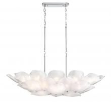  12204-01 - Corato, 26 Light Island Chandelier, Chrome