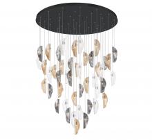  12219-023-02 - Sorrento, 45 Light LED Grand Chandelier, Mixed, Black Canopy