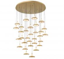  12256-030 - Mantova, 31 Light Round LED Chandelier, Painted Antique Brass