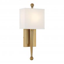  ARD-832-VG - Ardson 1 Light Vibrant Gold Sconce