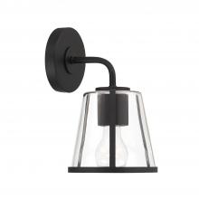  FUL-911-BK-CL - Fulton 1 Light Black Sconce