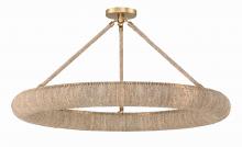  OAK-7538-SG_CEILING - Oakley Integrated LED Soft Gold Semi Flush Mount