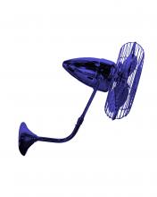  BP-BLUE-MTL - Bruna Parede wall fan in Safira (Blue) finish.