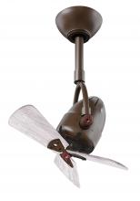  DI-TB-WDBW - Diane oscillating ceiling fan in Textured Bronze finish with solid barn wood blades.