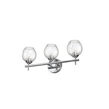  ABI-203W-PC - 3 Light Halogen Vanity Polished Chrome with Clear Glass