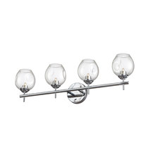  ABI-284W-PC - 4 Light Halogen Vanity Polished Chrome with Clear Glass