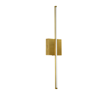  ARY-2519LEDW-AGB - 19W LED Wall Sconce, Aged Brass with White Acrylic Diffuser