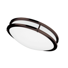  CFLED-C1626-BZ - LED Ceiling Flush, 16” dia, Bronze Finish