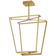  CUR-2260C-AGB - 60W Chandelier, Aged Brass with White Silicone Diffuser