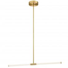  CVT-3620LEDHP-AGB - 20W Horizontal Pendant Aged Brass with White Acrylic Diffusers