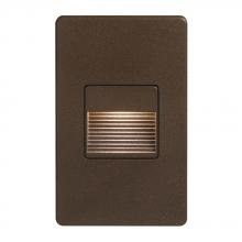  DLEDW-200-BZ - 120VAC input, L125mmxW78mmxH37mm, 2700K, 3.3W IP65, Bronze Wall LED Light