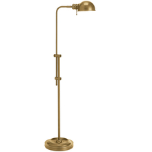  DM1958F-AGB - 1 Light Incandescent Adjustable Pharmacy Floor Lamp, Aged Brass