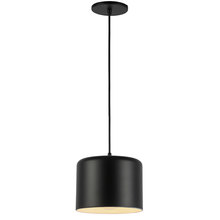  EMI-81P-MB - 1 Light Incandescent Pendant, Matte Black Shade