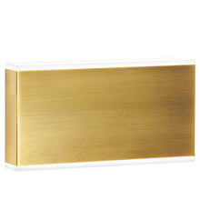  EMY-105-20W-AGB - 20W Wall Sconce, Aged Brass with Frosted Acrylic Diffuser