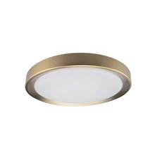  FYN-1224LEDFH-AGB - 24W Flushmount Aged Brass with White Diffuser