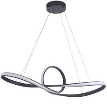  PVL-3043LEDHP-MB - 43W Horizontal Pendant, Matte Black w/ Silicone Diffuser