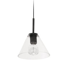  RSW-91P-MB-CLR - 1 Light Matte Black Pendant w/ Clear Glass