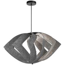  RTM-301P-MB-500 - 1 Light Incandescent Pendant Matte Black with Grey Shade