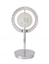  6430T - LED Table Lamp Metal & Crystal