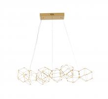  BE34C45G - LED Chandelier Stainless Steel