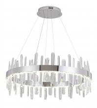  FT71C32CR - LED Chandelier Stainless Steel & Crystal