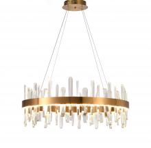  FT71C32G-1 - LED Chandelier Metal & Crystal