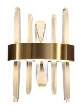  FT73W12G - LED Wall Sconce Stainless Steel & Crystal