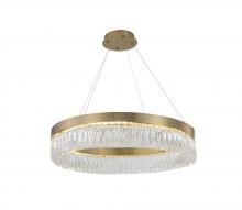  FT93C32G - LED Chandelier Stainless Steel & Crystal