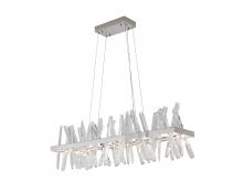  FT96C39CH - LED Chandelier  Stainless Steel & Crystal