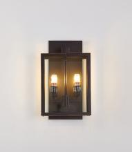  KC04W16BLK - Outdoor Wall Sconce Bronzed Black