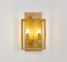  KC04W16BR - Outdoor Wall Sconce Gold