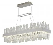  LX61C40CH - LED Chandelier Stainless Steel & Crystal