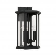  946631BK - 3 Light Outdoor Wall Lantern