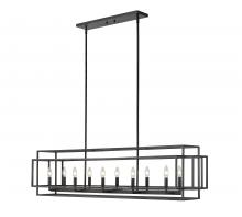  454-54L-MB - 10 Light Linear Chandelier