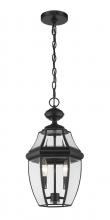  580CHM-BK - 2 Light Outdoor Chain Mount Ceiling Fixture