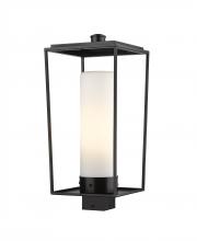  595PHBS-BK - 1 Light Outdoor Post Mount Fixture