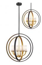  6002-6L-BZGD - 6 Light Chandelier