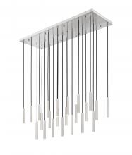  919MP12-23L-BN-LED - 23 Light Linear Chandelier