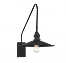  9-195CP-1-89 - Wheaton 1-Light Adjustable Wall Sconce in Matte Black